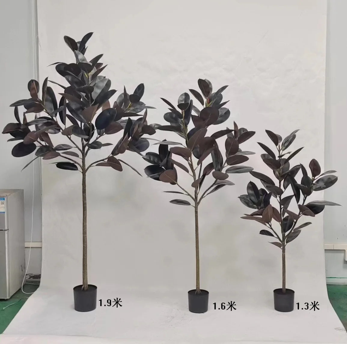 Premium Handmade Artificial Indoor Plant Faux Fiddle Leaf Bonsai Trees Premium Artificial Fiddle Leaf Fig Tree