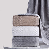 70x140cm Bamboo Charcoal Coral Velvet Bath Towel