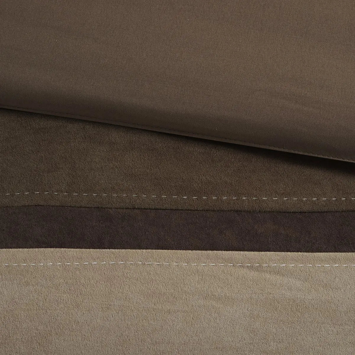 Floral & Solid 7-Piece Faux Suede Comforter Set for King/Queen Super King