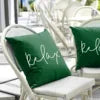 18x18inches Furniture Patio Chair Decorative Waterproof Outdoor Pillows Cushions Covers