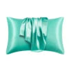 Wholesale Professional Luxury Super Soft Silky Pillow case Solid Color Silk Satin With Envelop Closure