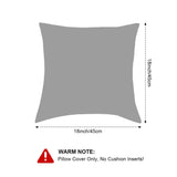 18x18inches Furniture Patio Chair Decorative Waterproof Outdoor Pillows Cushions Covers