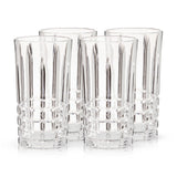 Highland Luxury Borosilicate Highball Tumblers Set of 4