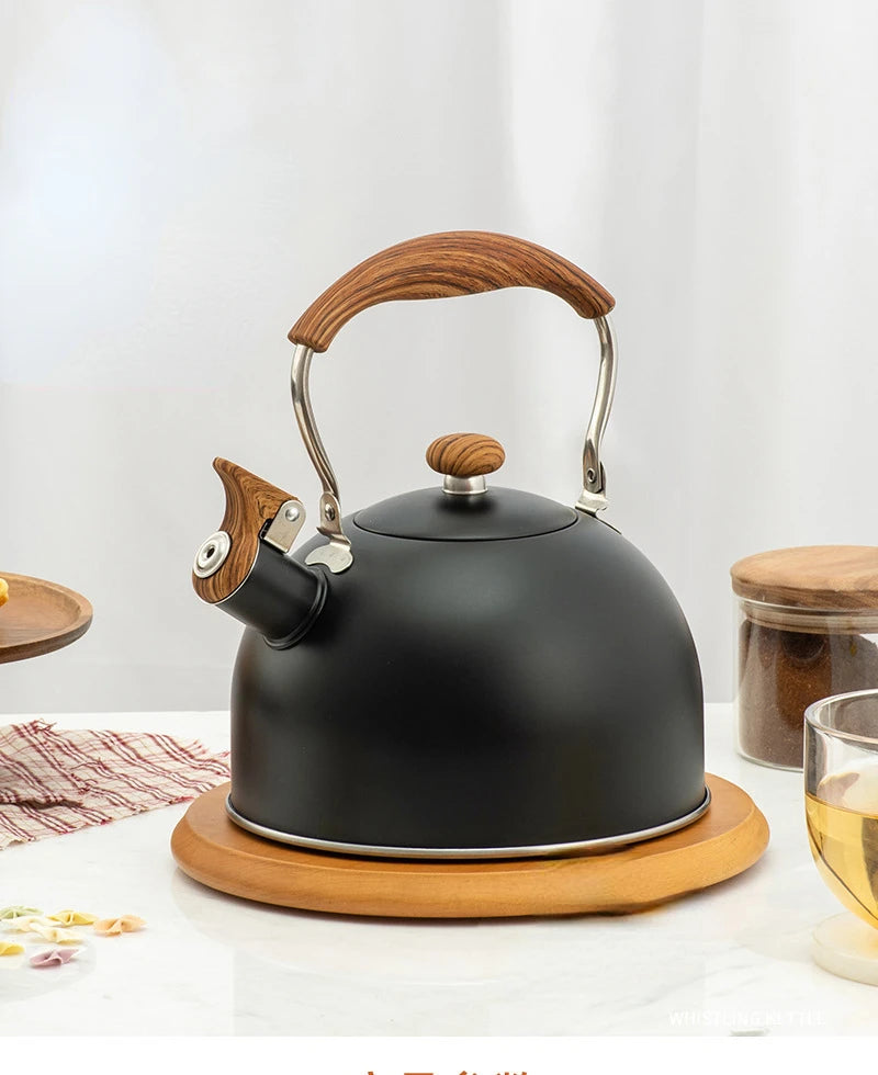 Outdoor Camping Cookware Set with Kettle - Portable Stainless Steel Pots