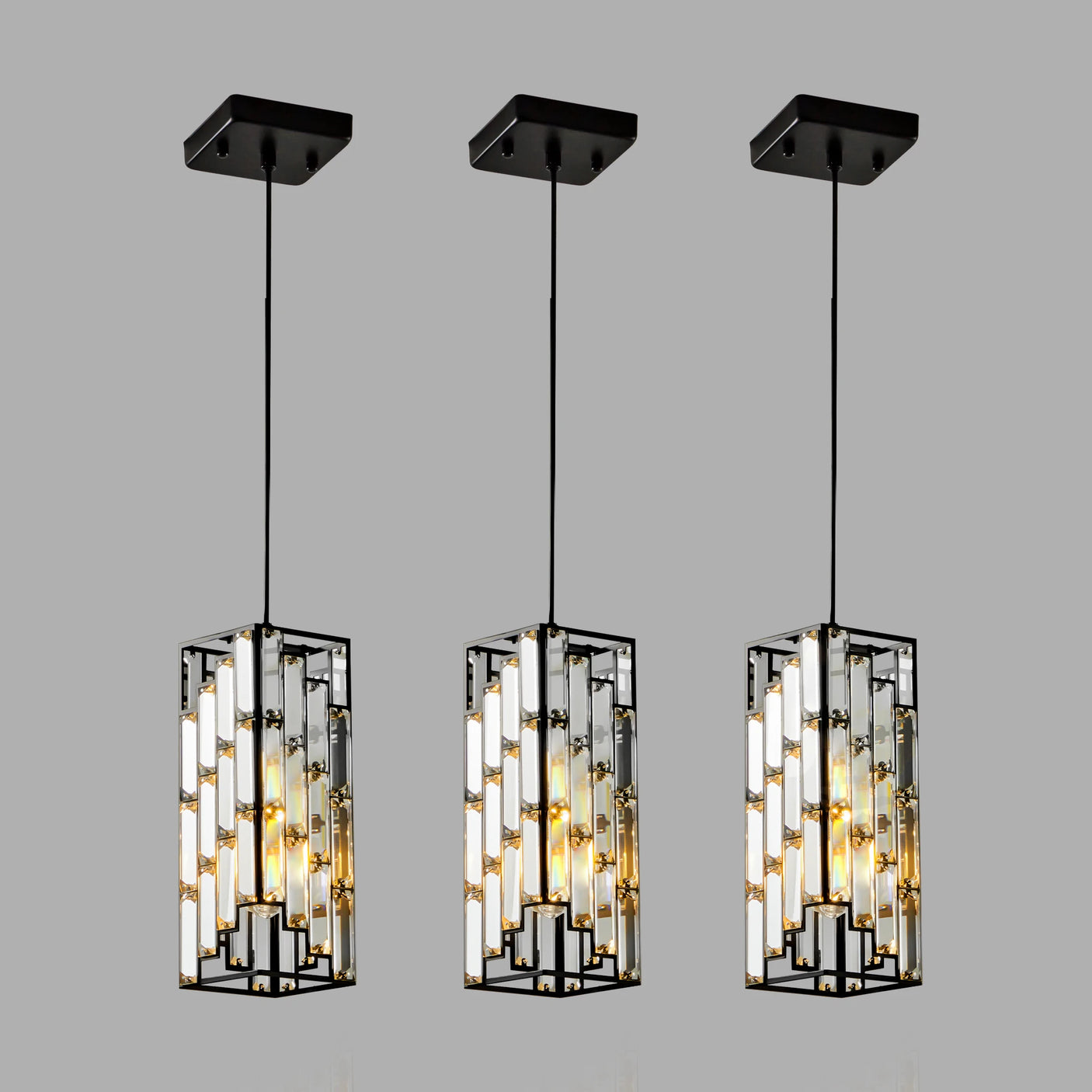 Noir Éclat™ Crystal Pendant Lighting Collection