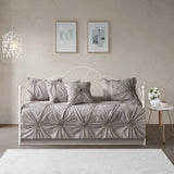 6-Piece King Size Reversible Bamboo Daybed Cover Set with Quilts and Sheets