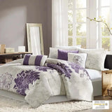 King-Size Microfiber & Cotton Plaid Comforter Set with Fitted Sheets Julia M LifeStyles