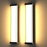 2pcs Front Door Led Exterior Wall Lights SCR Dimmable Residential Commercial Entrance IP65 24 Inch Outdoor Wall Light Mount