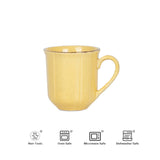 Elegant Dinnerware Set with Pasta Bowls Fine China Premium Royal Yellow Dinner Set Julia M LifeStyles