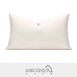 AIBUZHIJIA Luxury Safety Buckle Decoration Tassel Pendant Sofa Cushion Cover Decorative Pillow Case for Home Decor