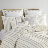 DB Luxury Cotton Printed Duvet Cover Set with Chenille King Twin Sizes Geometric Pattern Woven Bedding Blankets for Winter Use Julia M LifeStyles