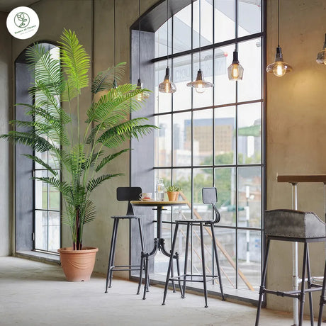 Oh Art Hot Selling 90cm-220cm Tall Artificial Bonsai & Kentia Palm Tree Plastic Outdoor Decorative Palm Tree