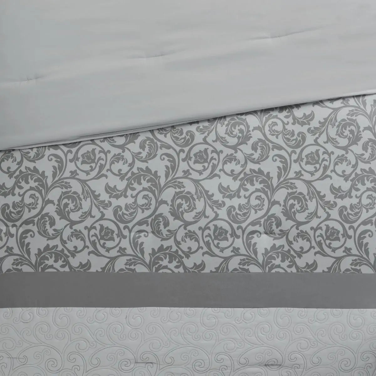 100% Cotton Comforter Set 8 Piece Embroidered Super King/king Size Plain Style Solid Woven Cotton for Home