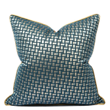 Geometric Luxury Green Pillow Covers 18x18 Inch Farmhouse Decorative Throw Pillow Covers for Home Decor Julia M LifeStyles
