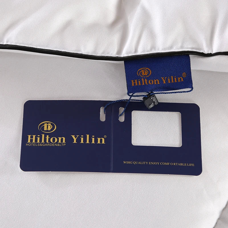Super king Size in Stock Hypoallergenic Quilted Hilton Comforter