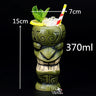450ml Ceramic Tiki Cocktail Mug Creative Porcelain Beer Wine Mug Cup Bar Tool Julia M Home & Kitchen