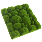 Vertical Green Artificial Moss Wall Panels Glass Material for Garden Decoration and Interior Design