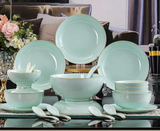 Nordic Gold Rim Best Ceramic Dishes Plates Bowl Kitchen Porcelain Ceramic Tableware Sets Bone China Plates for Dinner