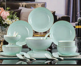 Nordic Gold Rim Best Ceramic Dishes Plates Bowl Kitchen Porcelain Ceramic Tableware Sets Bone China Plates for Dinner Julia M LifeStyles