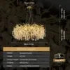 Gold Round Crystal Chandeliers for Dining Room  Modern Crystal Tree Branch Chandelier for Bedroom Living Room Kitchen Island Julia M LifeStyles