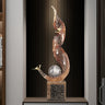 Entrance Ornament Epoxy Resin Sculpted Figurine for Living Room Entry Door Hall