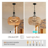 Soléa™ Handwoven Rope Pendant Light