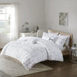 100% Cotton Floral Striped Printed Comforter Set King Queen Sizes 8pcs Metal Technics Disposable Woven Polyester PVC Filling Julia M LifeStyles