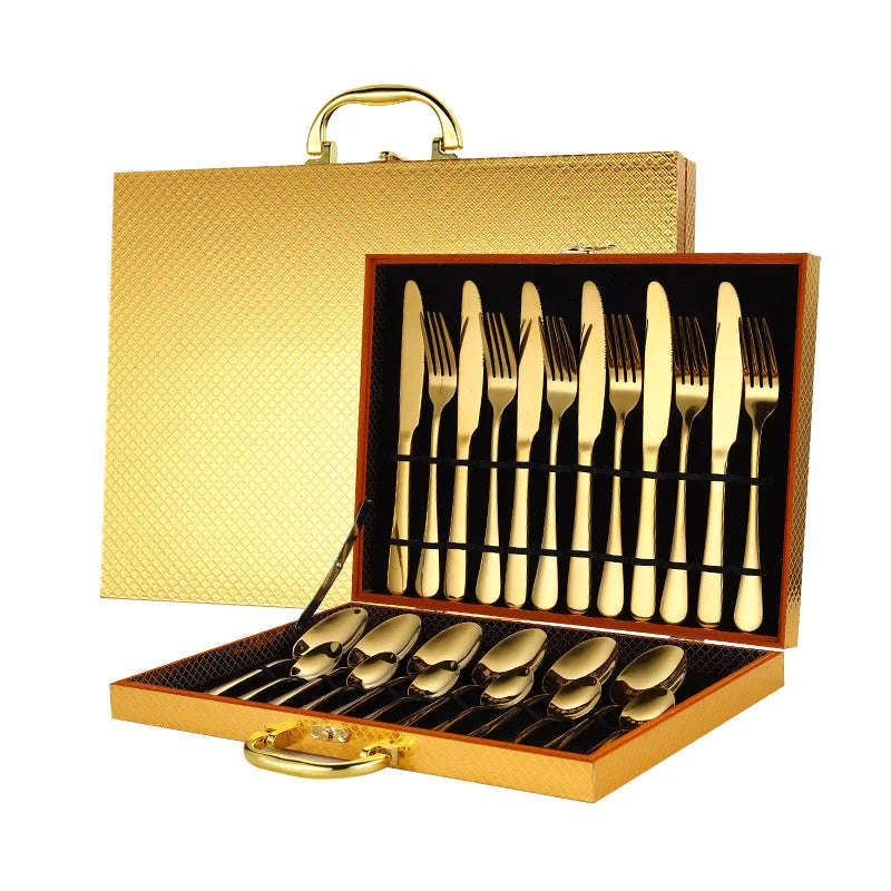 Luxury 24-Piece Ceramic Tableware Set for Elegant Dining