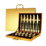 Luxury 24-Piece Ceramic Tableware Set for Elegant Dining