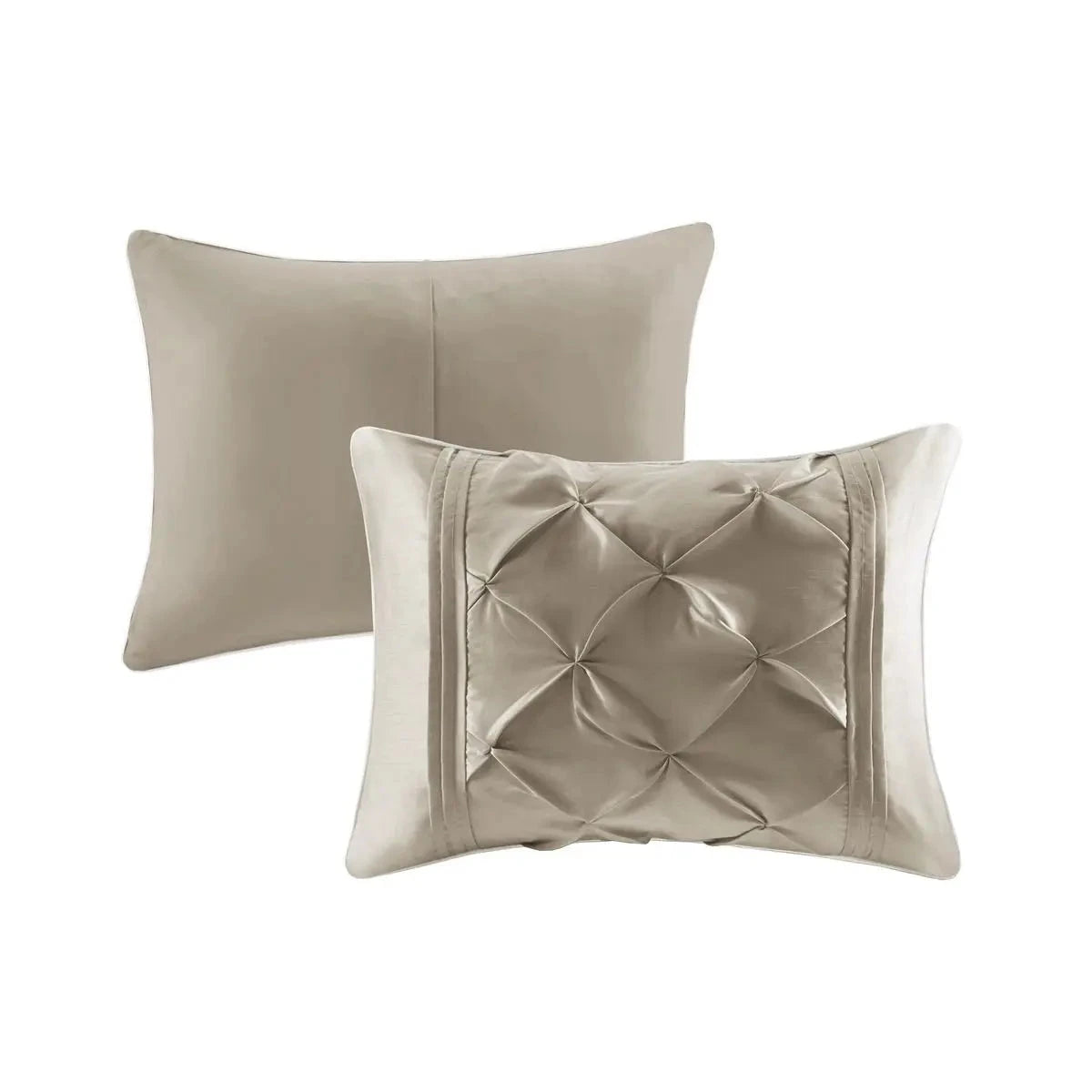7-Piece Super King Tufted Comforter Set in Solid Pattern for Luxurious Sleep Julia M LifeStyles
