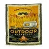 Jacquard Floral Woven Blanket - Portable Outdoor Camping Mat Julia M LifeStyles