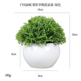 DS  Artificial Plants Potted Greenery Green Grass Plastic Faux Topiary Shrubs for Bathroom Home Kitchen Office Farmhouse Decor Julia M LifeStyles