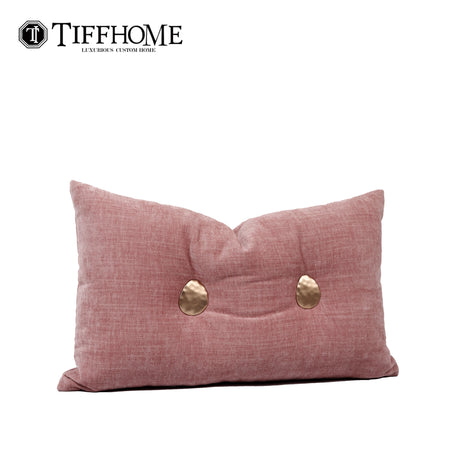 TIFFHOME Lovely Decorative Throw Pillows Custom Organic Cushions Button Waist Portable for Home Decor
