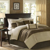 Super King 7-Piece Plant Pattern Comforter Set with Curtains Julia M LifeStyles