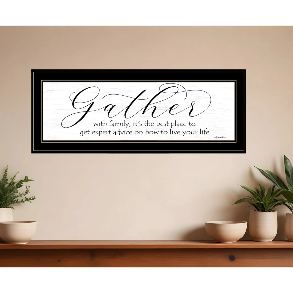 Expert Advice 2 Wall Art Black Framed Print