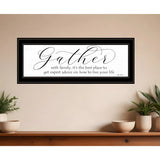 Expert Advice 2 Wall Art Black Framed Print