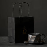 Elegant Ceramic Coffee Mug with Lid and Spoon - Eco-Friendly Gift Set Julia M LifeStyles