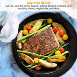 DB 3-Piece Pre-Seasoned Cast Iron Cookware Set 6/8/10-Inch Non-Stick Oven Safe Skillets Heat-Resistant Frying Pan Julia M LifeStyles
