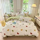 Luxury 100% Cotton Microfiber Twill Bedding Set - Four-Piece Duvet Cover&Sheet Set