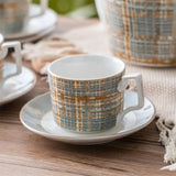 Elegant Bone China Coffee & Tea Set in Minimalist Design Julia M LifeStyles