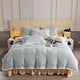 4kg Simple Style Three-dimensional Carved Milk Velvet Polyester-Filled Four-Piece Set for Fall Season Julia M LifeStyles