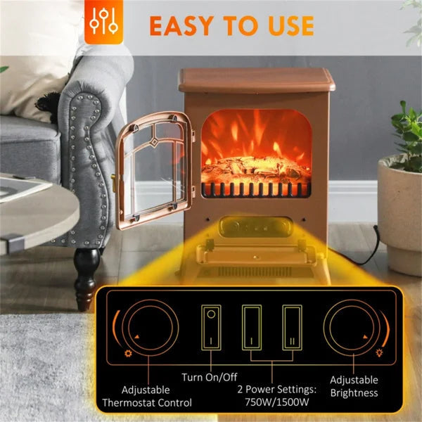 DB Electric Fireplace Heater 1500W Remote Control Insert Installation for Indoor Household Hotel Use French English AU US Julia M LifeStyles