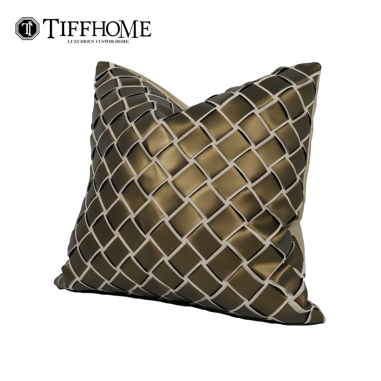 Tiff Home the New 45*45cm Khaki Luxury Decorative Removable Throw Pillow Cover Home Decor Outdoor Chair Car Seat Cushion
