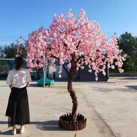High-End Customized Artificial Cherry Blossom Tree for Indoor and Outdoor Decor