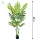 Oh Art Hot Selling 90cm-220cm Tall Artificial Bonsai & Kentia Palm Tree Plastic Outdoor Decorative Palm Tree
