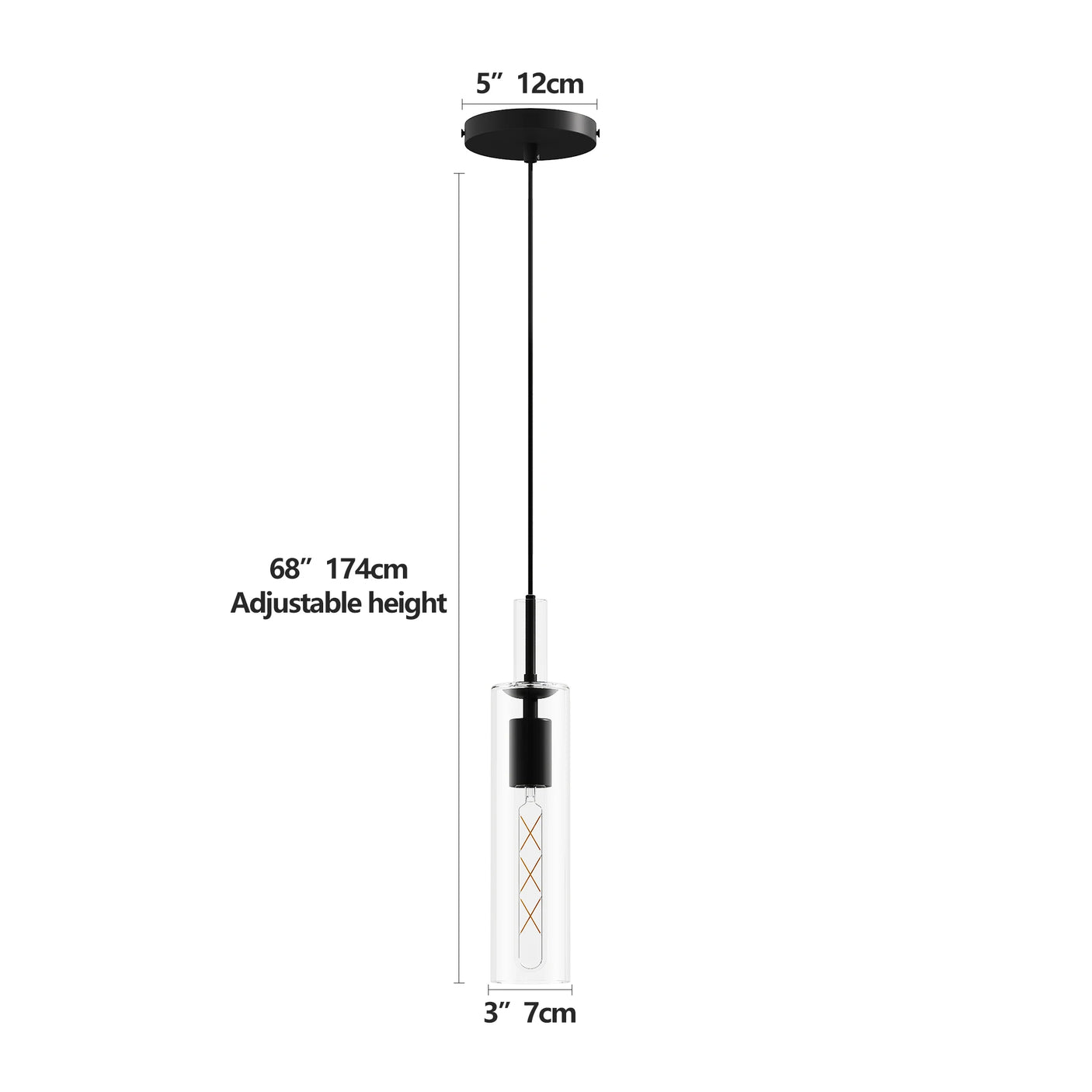 Noir Lumière™ Glass Pendant Collection