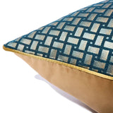 Geometric Luxury Green Pillow Covers 18x18 Inch Farmhouse Decorative Throw Pillow Covers for Home Decor Julia M LifeStyles