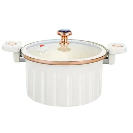 Large Capacity Micro-Pressure Cooking Pot Universal Non-Stick Multi-Functional Binaural Soup Stock Pot Induction Cooker Soup Pot Julia M Home & Kitchen