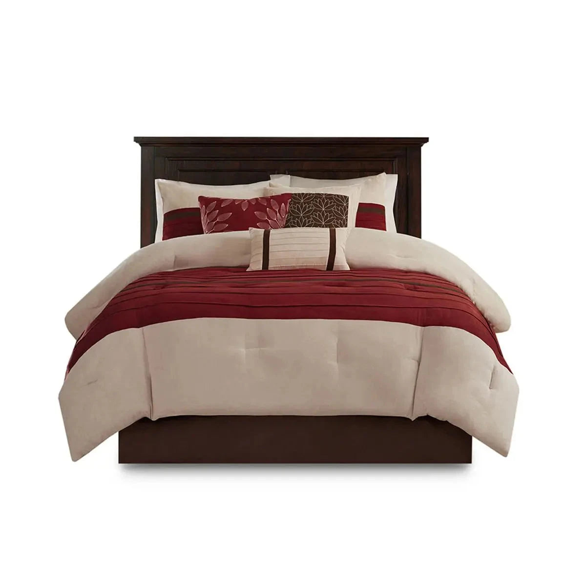 Floral Woven 7-Piece Comforter Set for King & Queen Beds Julia M LifeStyles