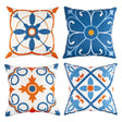 Custom Fashion Geometric Printed Waterproof Cushion Cover Outdoor Decorative Patio Waterproof Pillowcase Throw Pillow Covers Julia M LifeStyles
